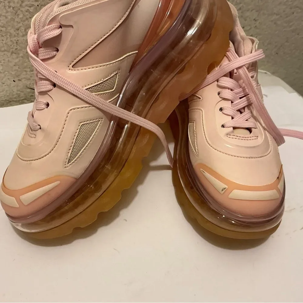 Shoes 53045 Bump'Air Platform Sneaker (Unisex) Pink Sneaker size EUR35